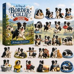 A Day Of Border Collie Christmas Advent Calendar Christmas Countdown Border Collie Lovers Gifts