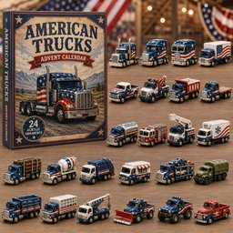 American Trucks Christmas Advent Calendar Christmas Eve Countdown Gifts For Xmas