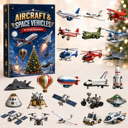Aircraft And Space Vehicles Christmas Advent Calendar Christmas Countdown Gifts For Husband
