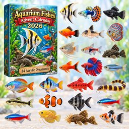Aquarium Fishes Advent Calendar 24 Days Of Christmas Blindbox Gifts For Fish Lovers