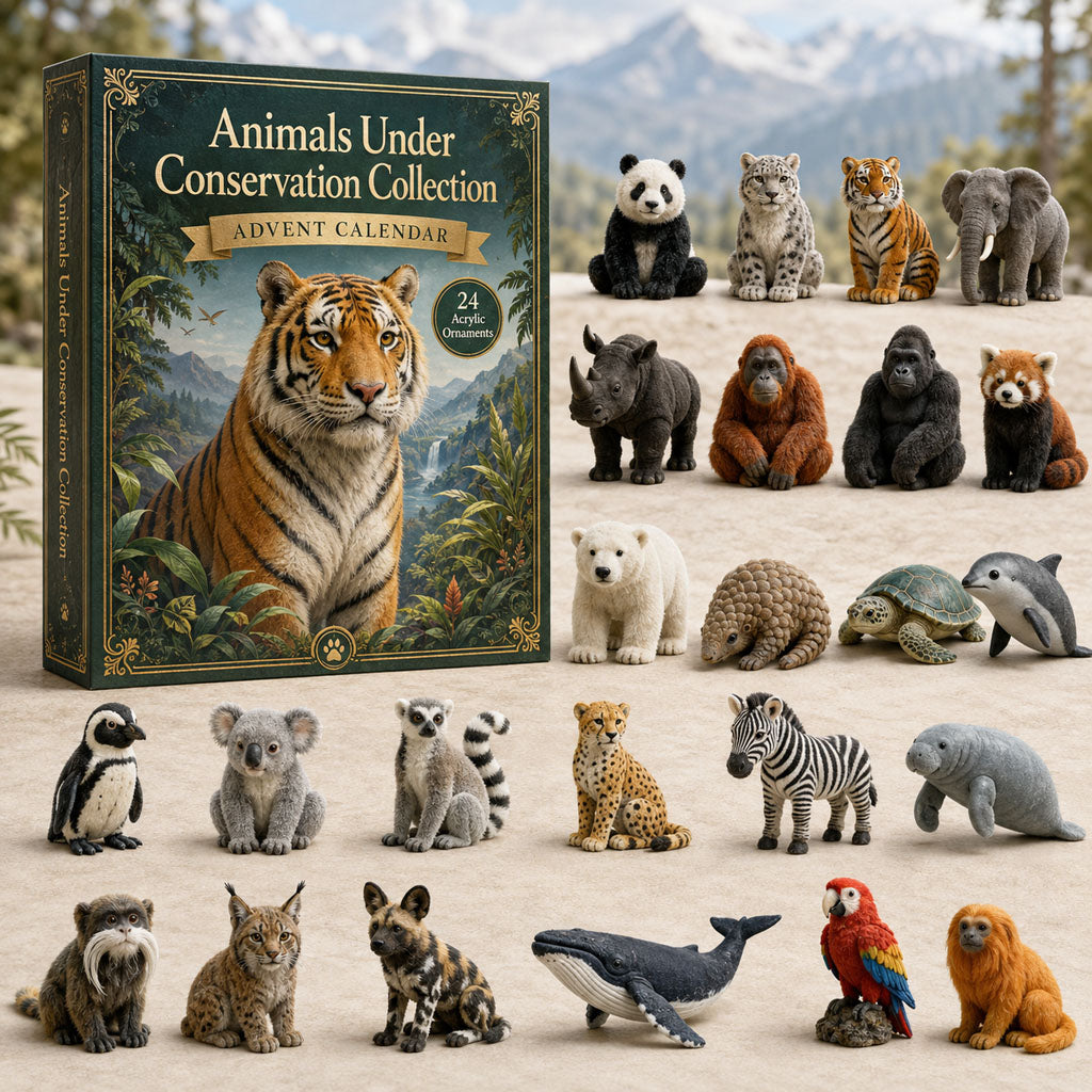 Animal Under Conservation Collection Christmas Advent Calendar Xmas Gifts For Animal Lovers