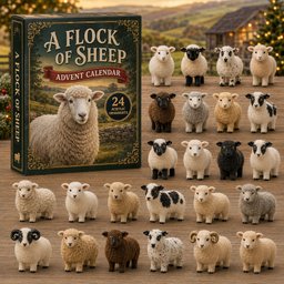 A Flock Of Sheep Christmas Advent Calendar Xmas Countdown Presents For Sheep Lovers