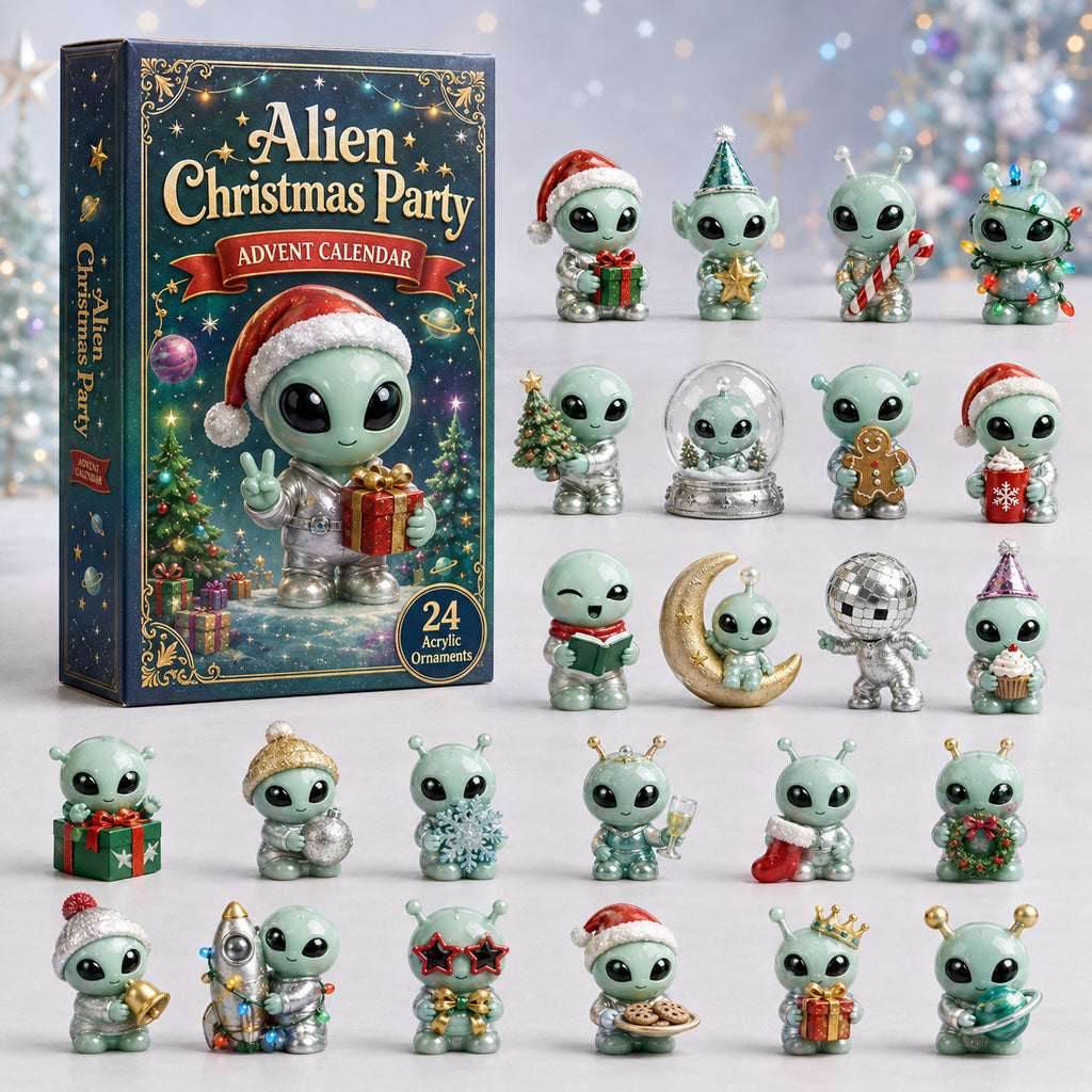 Alien Christmas Party Christmas Advent Calendar 2026 Xmas Gifts Ideas For Boyfriend
