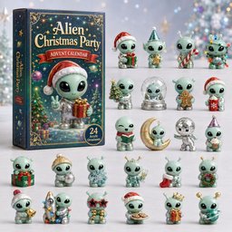 Alien Christmas Party Christmas Advent Calendar 2026 Xmas Gifts Ideas For Boyfriend