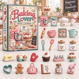 Baking Lover Christmas Advent Calendar Christmas Countdown Decor Gifts For Bakers