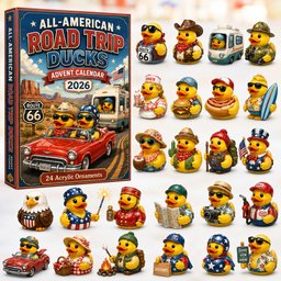 All American Road Trip Ducks Advent Calendar Christmas Countdown Gifts For Travel Lovers