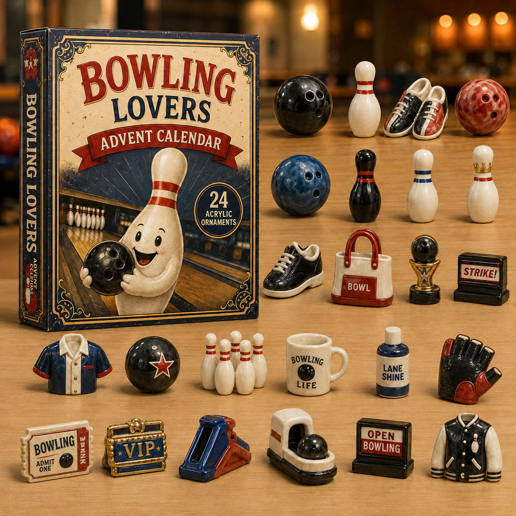 Bowling Lovers Christmas Advent Calendar Counting Down Xmas Gifts For Him