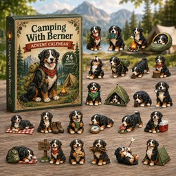 Camping With Berner Christmas Advent Calendar Xmas Calendar Countdown Berner Lovers Gifts