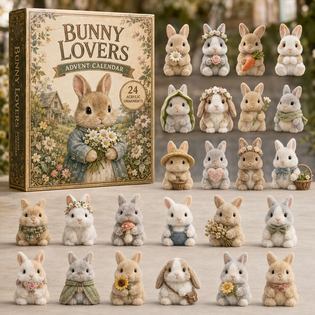 Bunny Lovers Christmas Advent Calendar Counting Down Bunny Lovers Xmas Gifts