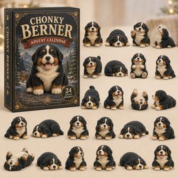 Chonky Berner Christmas Advent Calendar Xmas Countdown Gifts For Bernese Lovers