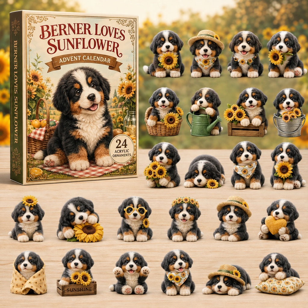 Berner Loves Sunflower Christmas Advent Calendar Xmas Decor Ideas Christmas Gifts Ideas
