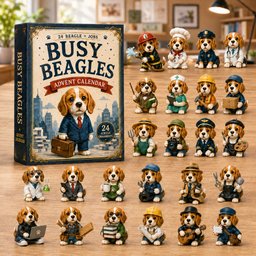 Busy Beagles Christmas Advent Calendar Xmas Advent Cal Christmas Gifts For Beagle Lovers