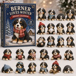 Berner Loves Winter Christmas Advent Calendar Xmas Advent Cal Xmas Gifts For Berner Lovers