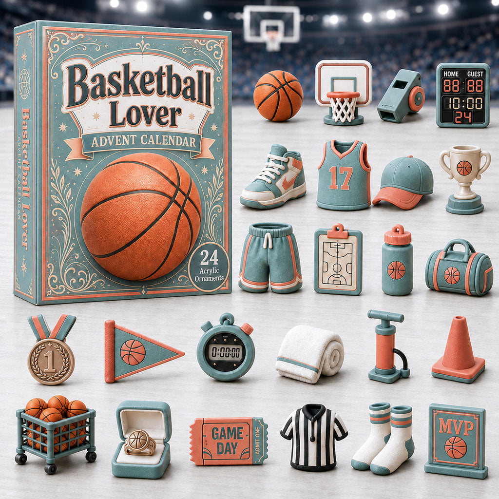 Basketball Lover Christmas Advent Calendar Xmas Countdown Xmas Gifts For Basketball Lovers