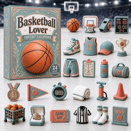 Basketball Lover Christmas Advent Calendar Xmas Countdown Xmas Gifts For Basketball Lovers
