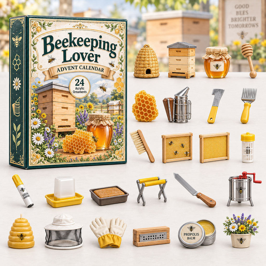Beekeeping Lover Xmas Advent Calendar Christmas Eve Countdown Gifts For Beekeepers