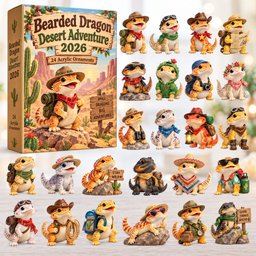 Bearded Dragon Desert Adventure Christmas Advent Calendar Xmas Gifts For Bearded Dragon Lovers