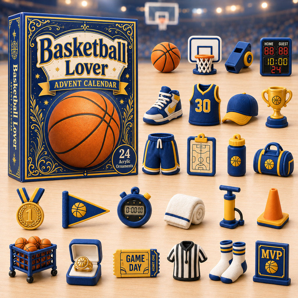 Basketball Lover Christmas Advent Calendar Tree Decor Gifts For Basketball Lovers