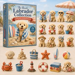 Beach Labrador Christmas Advent Calendar 2026 For Dog And Owner Xmas Gift Ideas
