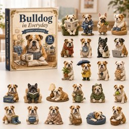 Bulldog In Everyday Christmas Advent Calendar Xmas Presents For Bulldog Lovers