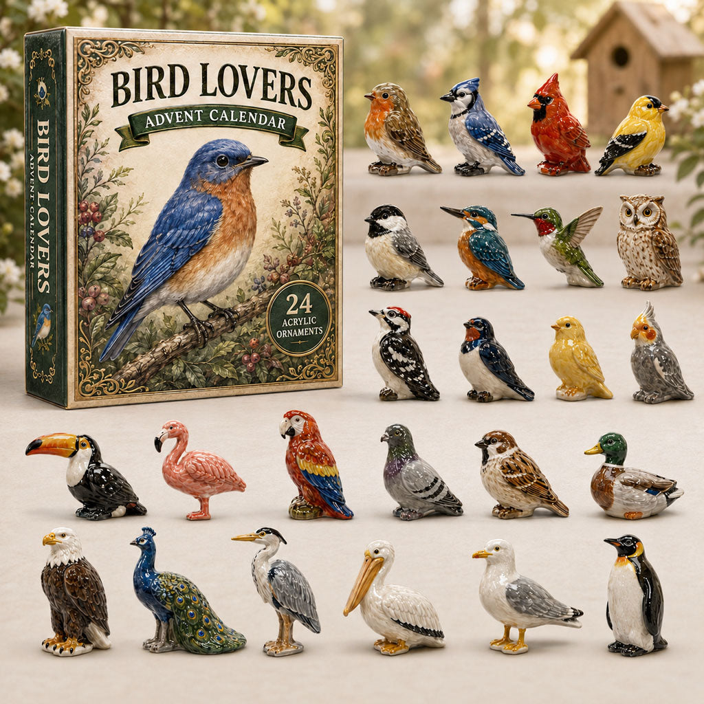 Bird Lovers Advent Calendar 24 Days Of Christmas Blindbox Xmas Presents Ideas