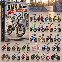 BMX Bikes Advent Calendar 24 Days Of Christmas Blindbox Xmas Gifts For Bikers
