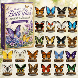 Beautiful Butterflies Christmas Advent Calendar Xmas Countdown Gifts For Butterfly Lovers