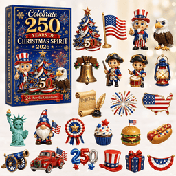 Celebrate 250 Years Of Christmas Spirit Advent Calendar Xmas Countdown Gifts For Patriots