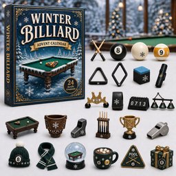 Billiards Snow Christmas Advent Calendar 2026 Christmas Gifts For Him_
