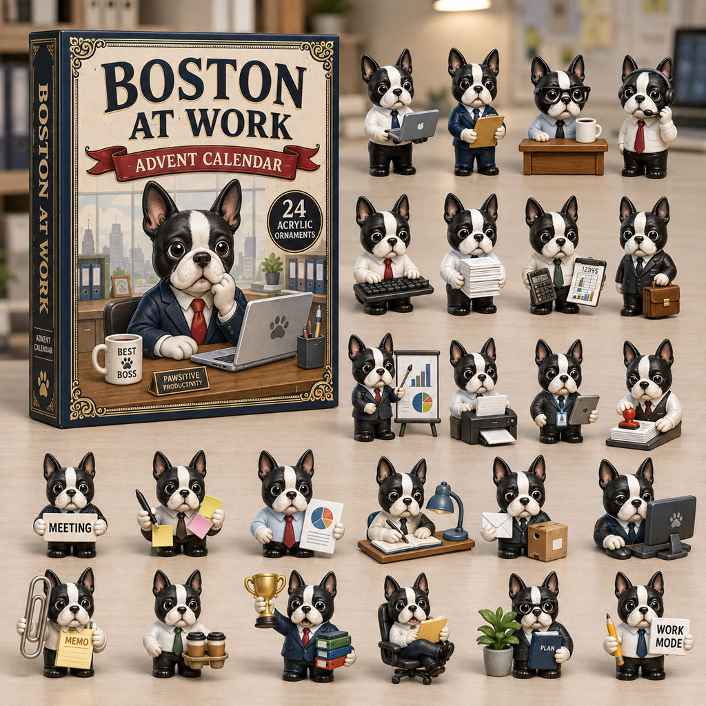 Boston At Work Christmas Advent Calendar Xmas Calendar Countdown Xmas Gifts For Boston Lovers