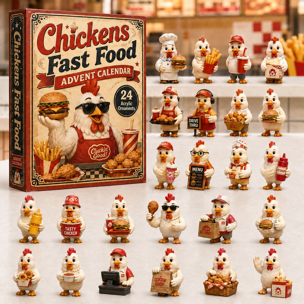 Chickens Fast Food Christmas Advent Calendar 2026 Best Christmas Gifts For Family