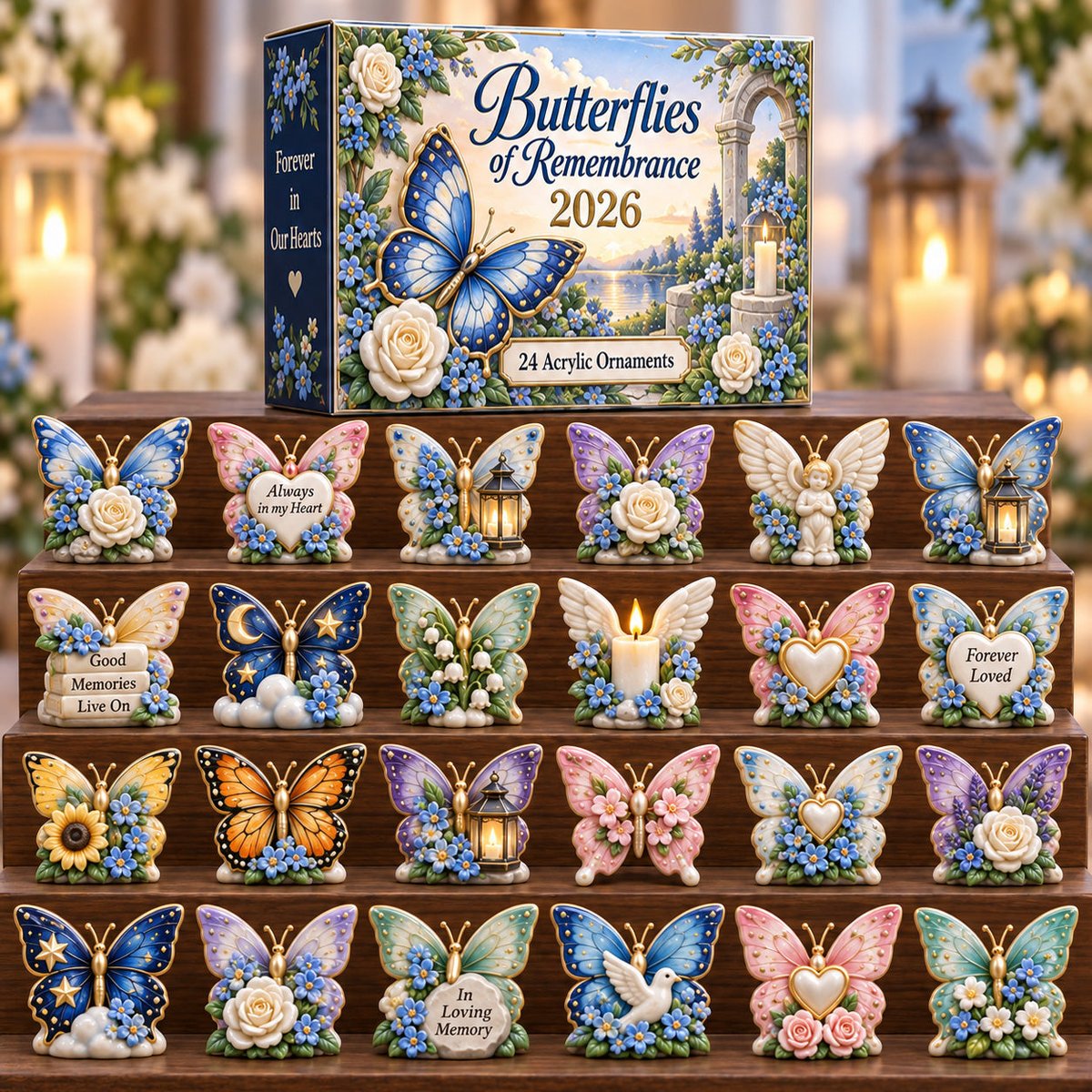 Butterflies Of Remembrance Christmas Advent Calendar Christmas Gifts For Butterfly Lovers