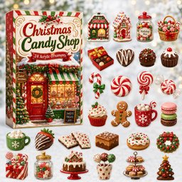 Christmas Candy Shop Xmas Advent Calendar Christmas Countdown Gifts For Sweet Tooth