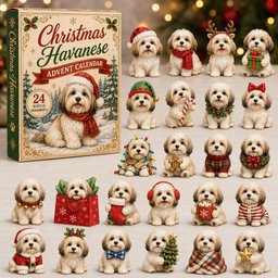 Christmas Havanese 2026 Christmas Advent Calendar Xmas Gifts For Havanese Dog Lovers