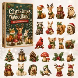 Christmas Woodland Christmas Advent Calendar Counting Down Calendar Woodland Lovers Xmas Gifts