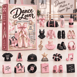 Dance Lover Girl Christmas Advent Calendar Counting Down Dance Lover Xmas Gifts_