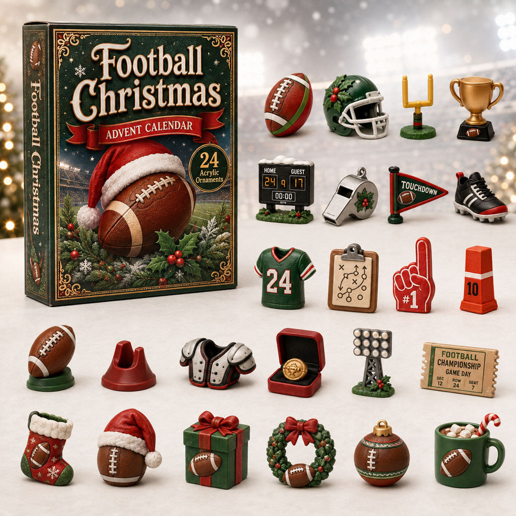 Football Christmas Advent Calendar Christmas Day Countdown Gifts For Football Lovers