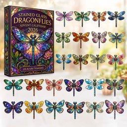 Dragonflies Christmas Advent Calendar Xmas Countdown Christmas Gifts For Dragonflies Lovers
