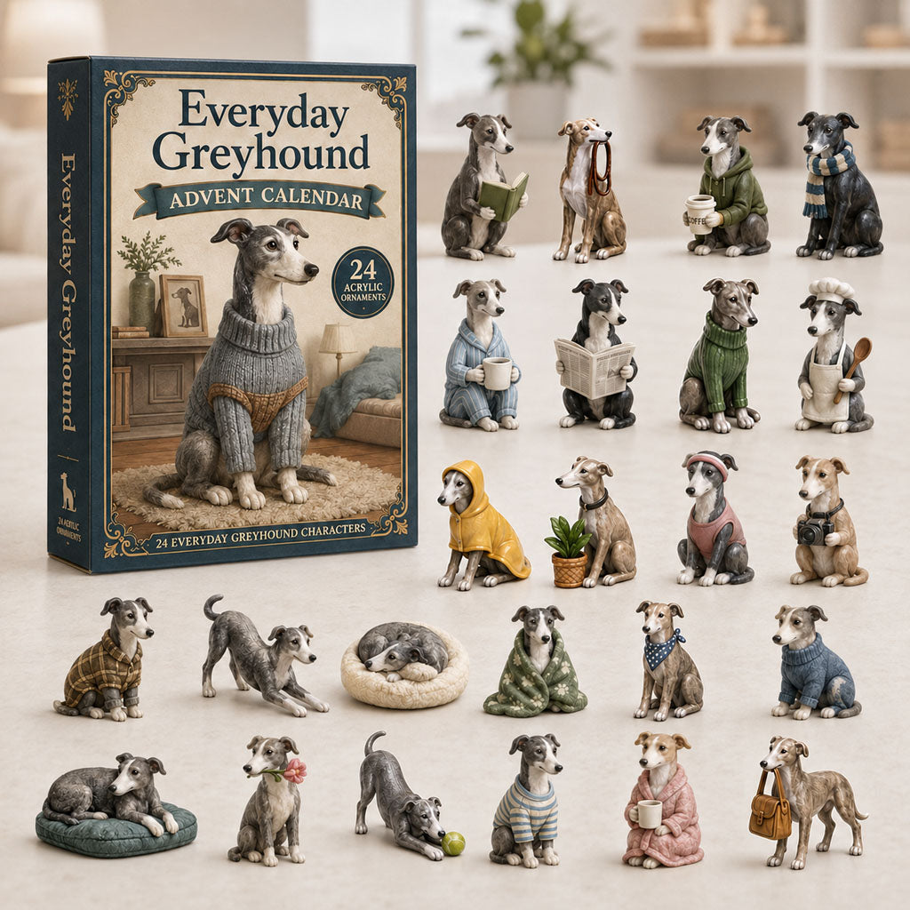 Everyday Greyhound Advent Calendar 24 Days Of Christmas Blindbox Presents For Dog Mom
