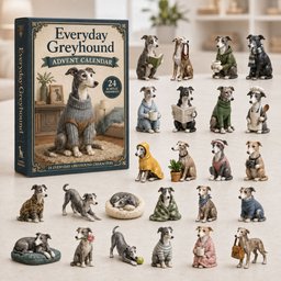 Everyday Greyhound Advent Calendar 24 Days Of Christmas Blindbox Presents For Dog Mom