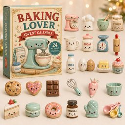 Cookie Kitchen Christmas Advent Calendar Counting Down Calendar Xmas Gifts For Bakers