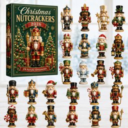 Christmas Nutcrackers Advent Calendar Holiday Decorations Gifts For Nutcracker Lovers