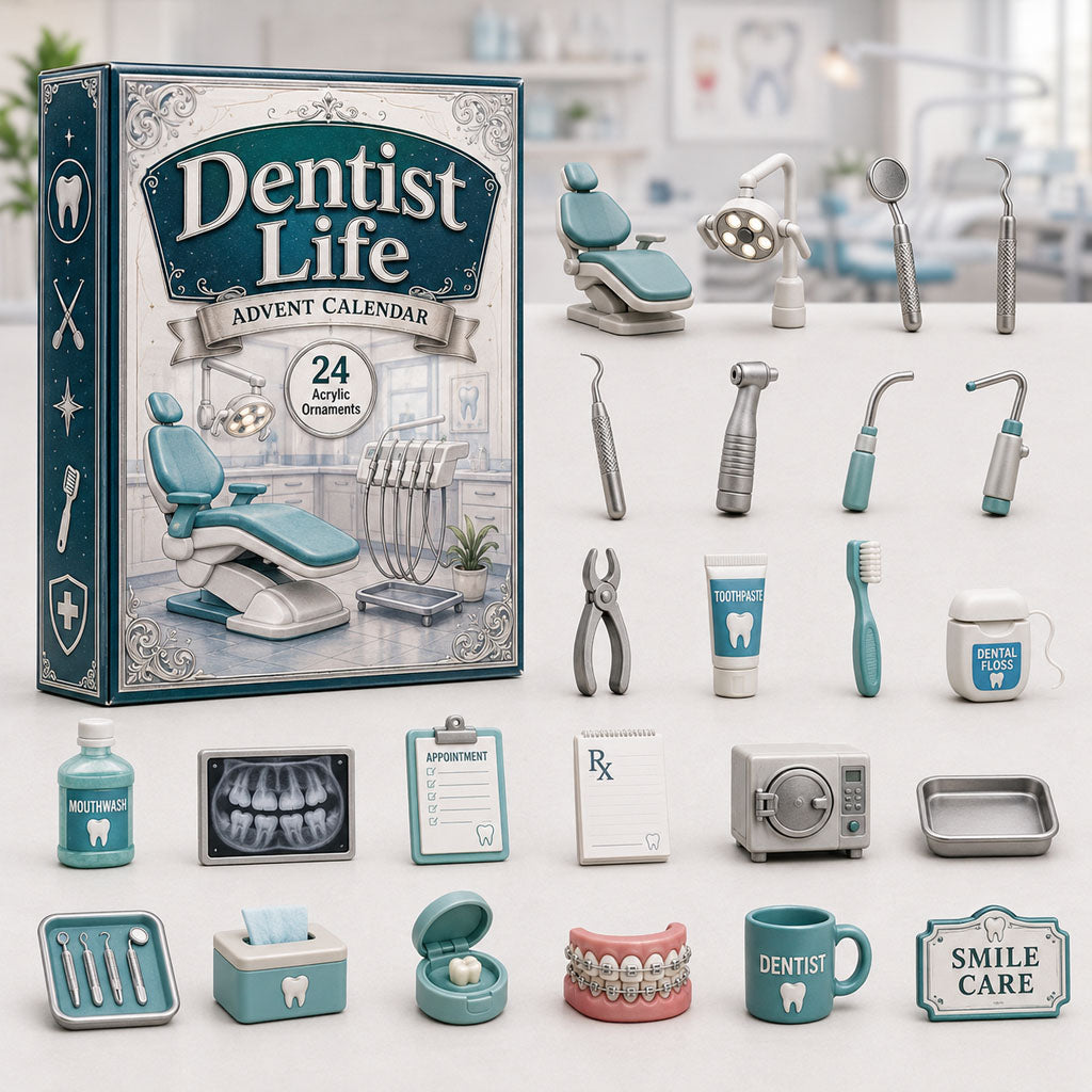 Dentist Life Advent Calendar 24 Days Of Christmas Blindbox Xmas Gifts For Dentsist