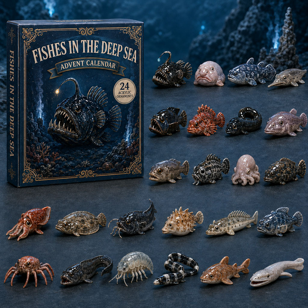 Fishes In The Deep Sea Christmas Advent Calendar Xmas Countdown Christmas Gifts For Dad