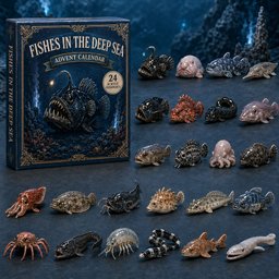 Fishes In The Deep Sea Christmas Advent Calendar Xmas Countdown Christmas Gifts For Dad