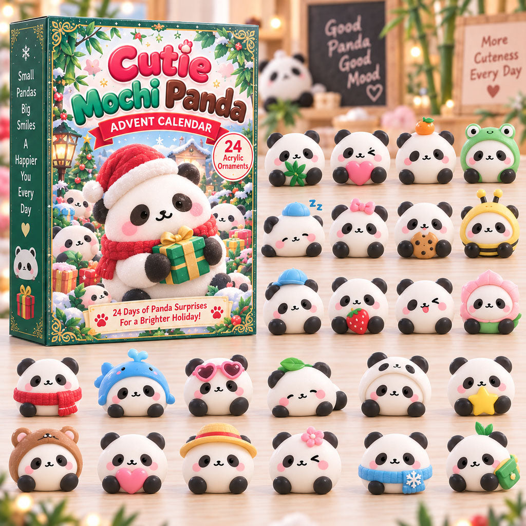 Cutie Mochi Panda Christmas Advent Calendar Christmas Countdown Gifts For Panda Lovers