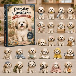 Everyday Havanese Advent Calendar 24 Days Of Christmas Blindbox Havanese Lover Gifts Ideas