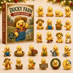 Ducky Farm Christmas Advent Calendar Xmas Countdown Christmas Gifts For Duck Lovers