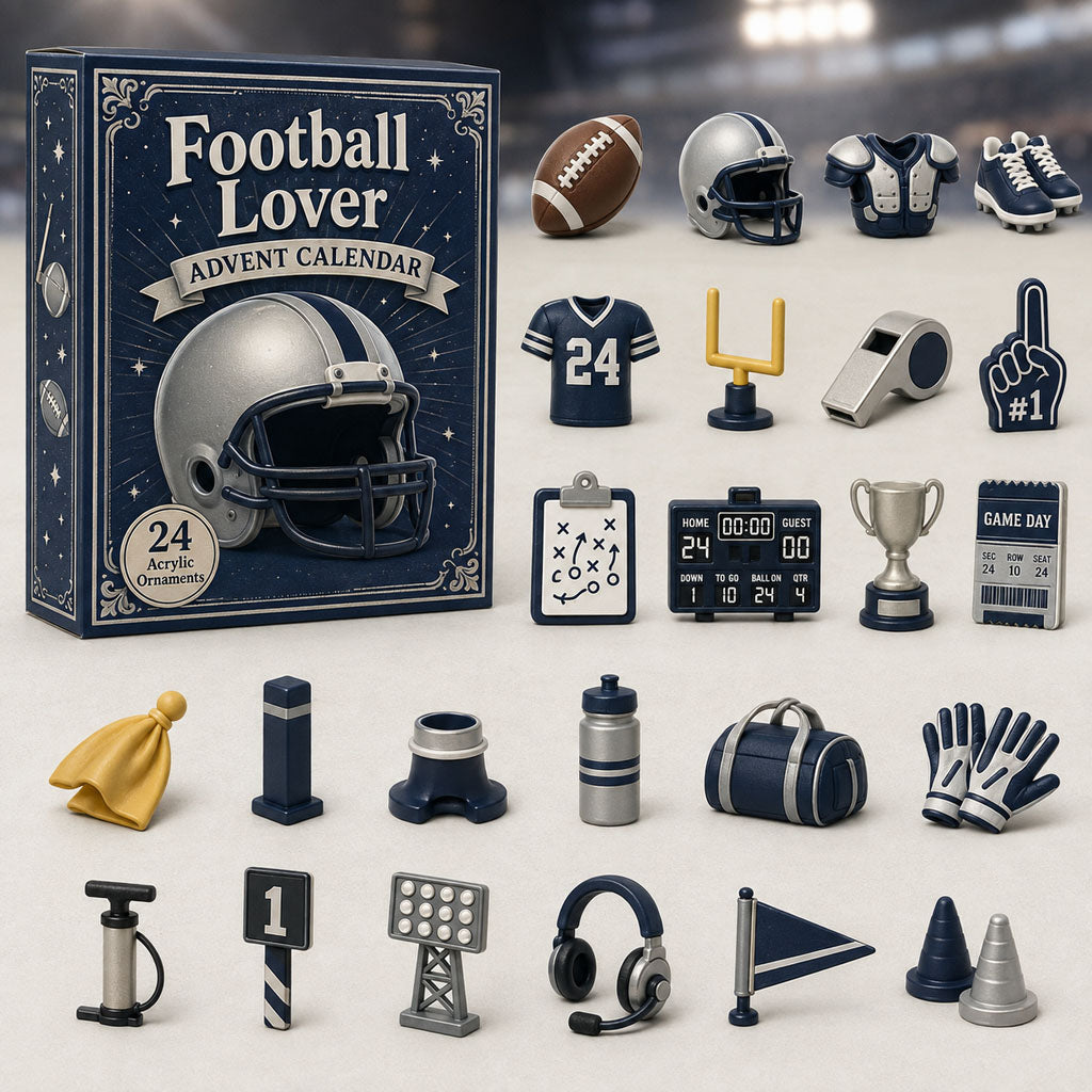 Football Lover Christmas Advent Calendar Christmas Decorations Gifts For Football Lovers