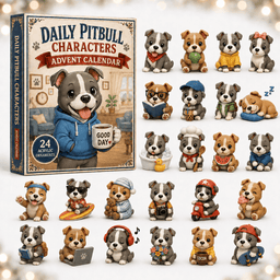 Daily Pitbull Characters Christmas Advent Calendar Christmas Gifts For Pitbull Lovers